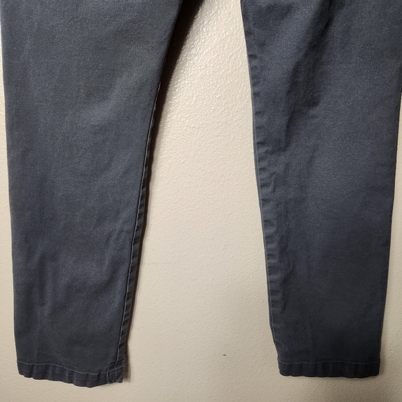 Banana Republic Mens Fulton Skinny Straight Chino Flint Gray Pants-Size 36x32 - Picture 9 of 9